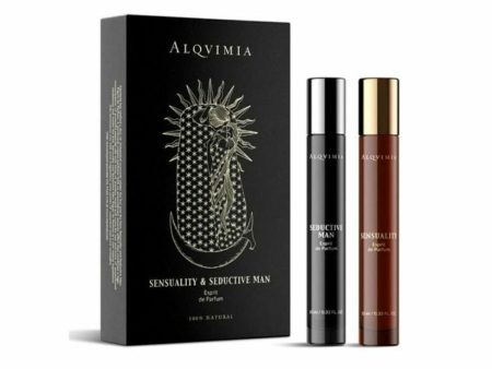 Erotic Perfume Set Alqvimia Sensuality & Seductive Man (2 pcs) on Sale