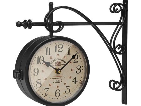 Wall Clock Versa Beaujolais Metal 8 x 27 x 31,5 cm For Discount