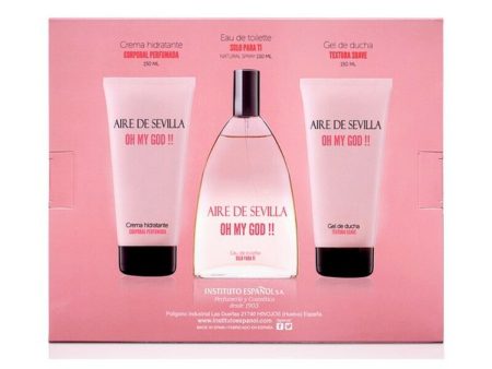 Women s Perfume Set Oh My God Instituto Español Oh My God (3 pcs) For Discount