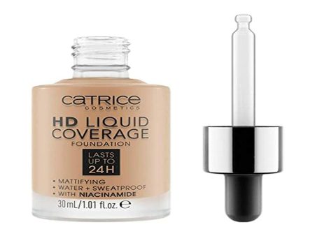 Liquid Make Up Base Catrice HD Liquid Coverage Nº 050-rosy ash 30 ml Online Hot Sale