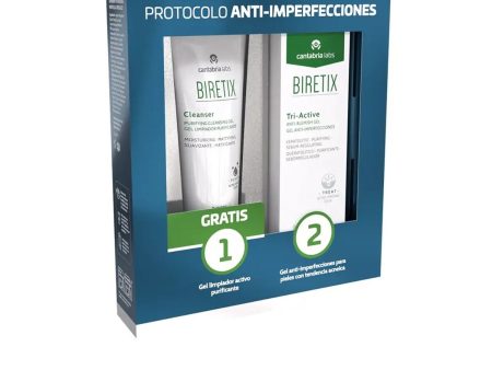 Cosmetic Set BIRETIX BIRETIX TRI-ACTIVE 2 Pieces Discount