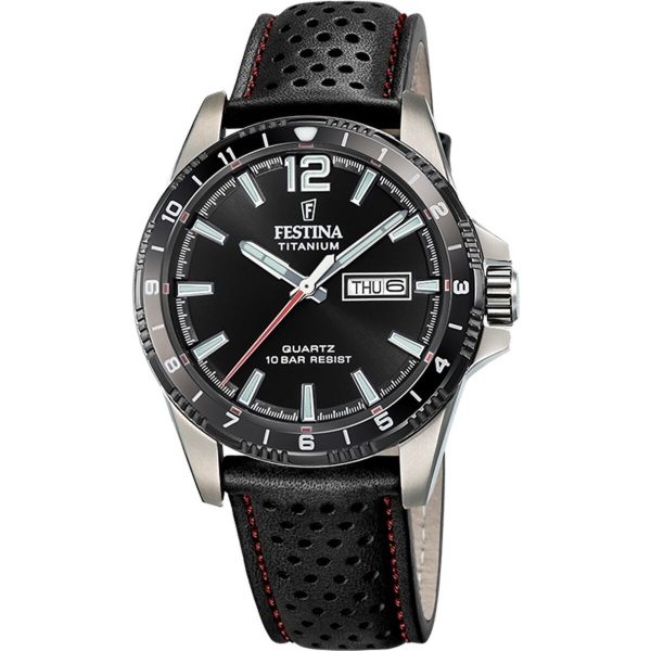 Men s Watch Festina F20699 4 Black Online Sale