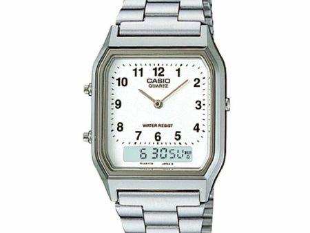 Men s Watch Casio COLLECTION ANA-DIGIT Silver (Ø 30 mm) Supply