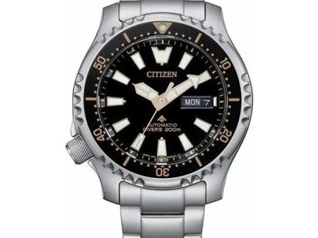 Men s Watch Citizen NY0160-66E Black Silver Cheap