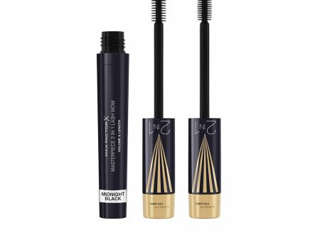 Mascara Max Factor Masterpiece 2 In 1 Lash Wow Nº 03 Midnight black 7 ml on Sale