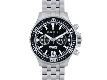 Men s Watch Breil TW2012 Black Silver For Discount