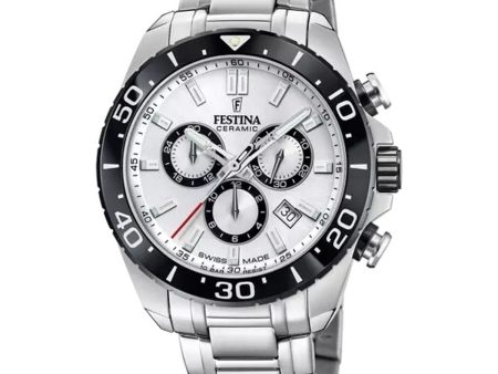 Men s Watch Festina F20042 1 White Cheap