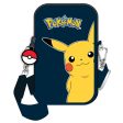 Mobile Bag Pokémon Pokeball Blue Black 11 x 18 x 2 cm For Sale