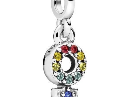 Woman s charm link Pandora WOMEN PRIDE MINI DANGLE Discount