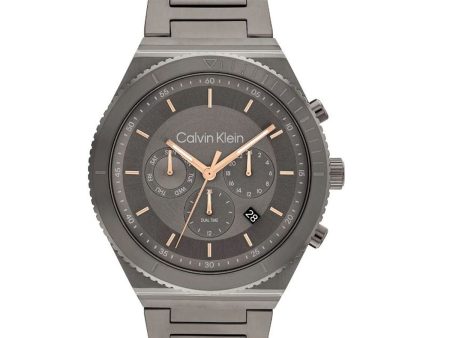 Men s Watch Calvin Klein 25200304 Grey (Ø 44 mm) For Cheap