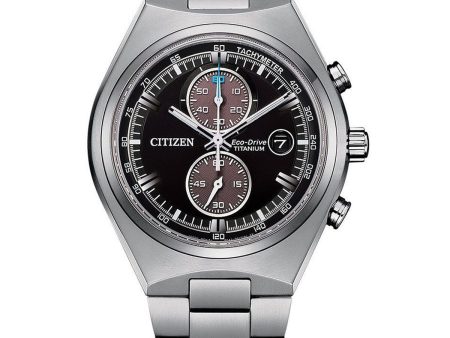 Men s Watch Citizen SUPER TITANIO 7090 ECO DRIVE (Ø 43 mm) For Sale