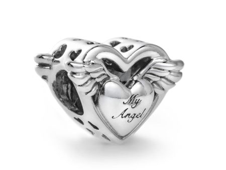 Woman s charm link Pandora ANGEL WINGS & MUM For Sale