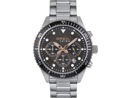 Men s Watch Breil EW0506 Black Silver on Sale