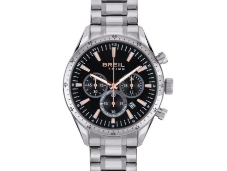 Men s Watch Breil EW0657 Black Silver Fashion