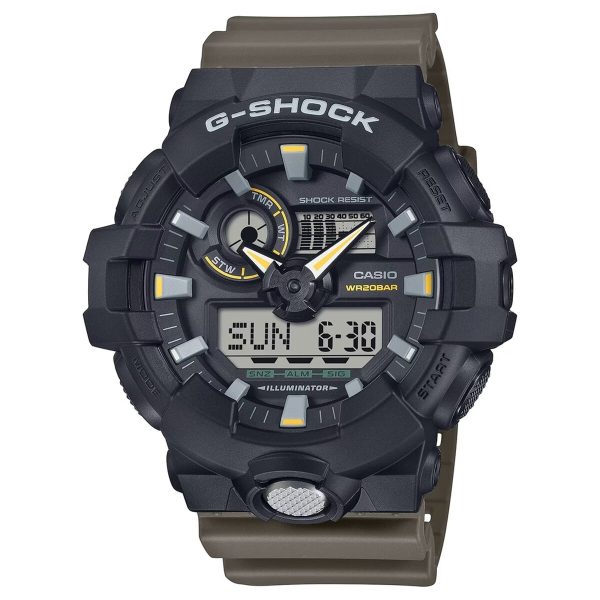 Men s Watch Casio G-Shock OVERSIZED - TWO TONE UTILITY COLOURS (Ø 53,5 mm) Online