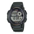 Men s Watch Casio WORLD TIME ILLUMINATOR (Ø 43 mm) For Cheap