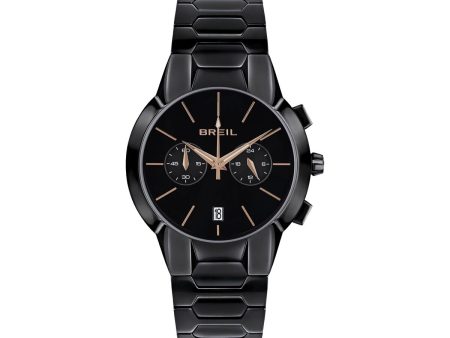 Men s Watch Breil TW1912 Black (Ø 43 mm) For Sale