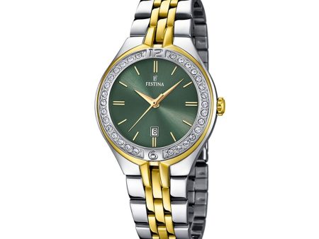 Men s Watch Festina F16868 4 Green Hot on Sale