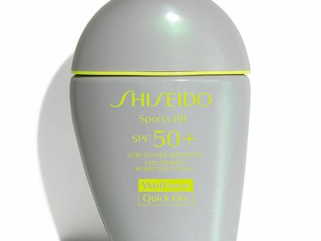 Sun Protection with Colour Shiseido WetForce Quick Dry Sports Light SPF50+ Light Tone Spf 50 Light (30 ml) For Sale