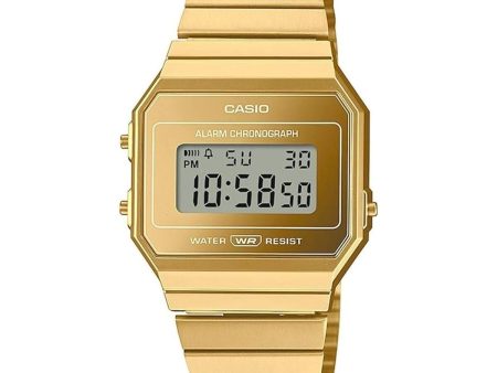 Men s Watch Casio A700WEVG-9AEF (Ø 35,5 mm) Online Sale