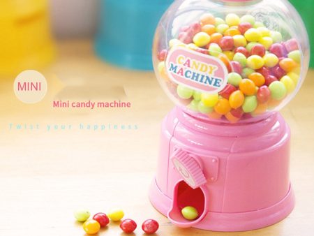 Mini Candy Machine Bubble Gum Ball Dispenser Coin Bank Kids Educations Toys Cute Sweets Save Money Games Birthday New Year Gifts Hot on Sale