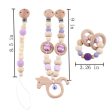 Baby Toy Wooden Pram Clip Pacifier Clip Chain Mobile Pram Personalize Name Rattle Stroller Toys Bed Bell Around Neborn Gift Toys Online now